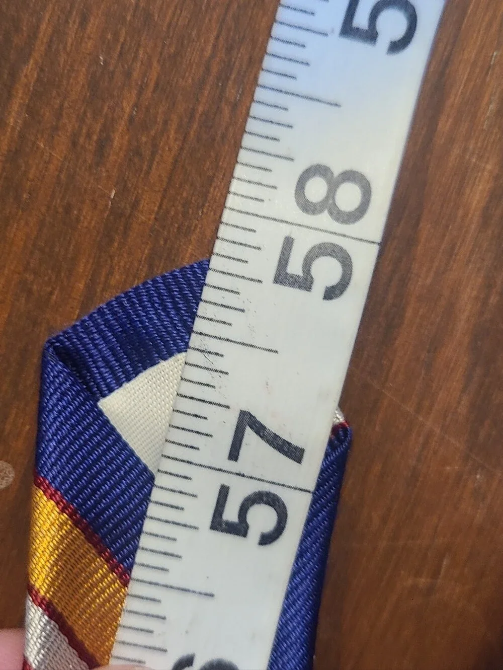 Ben Silver Silk Classic Blue and Yellow Striped Men's Tie